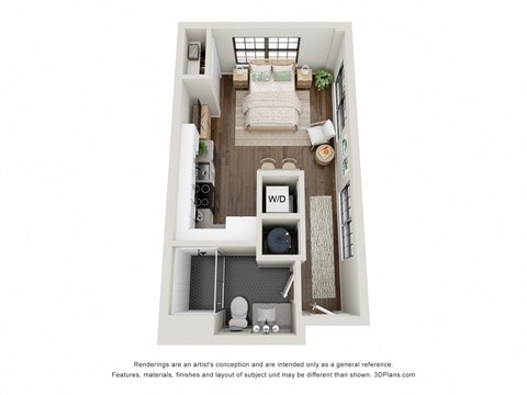 0C Floor Plan at Casa Marti, Florida